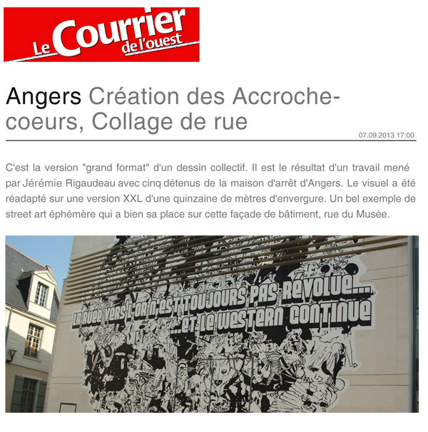 Angers Grand format Courrier de l'ouest DV1